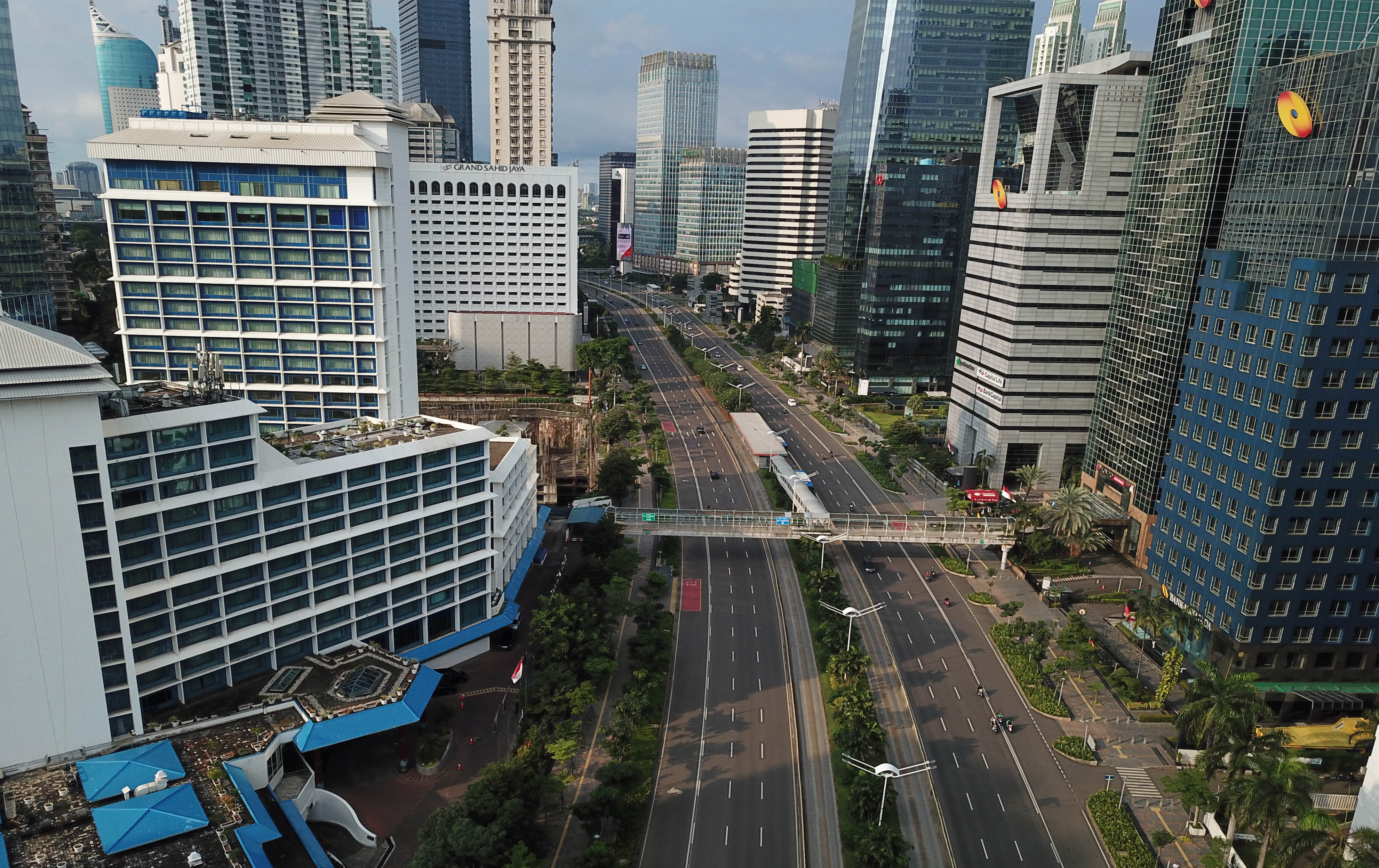 Jalan Protokol Jakarta Sepi