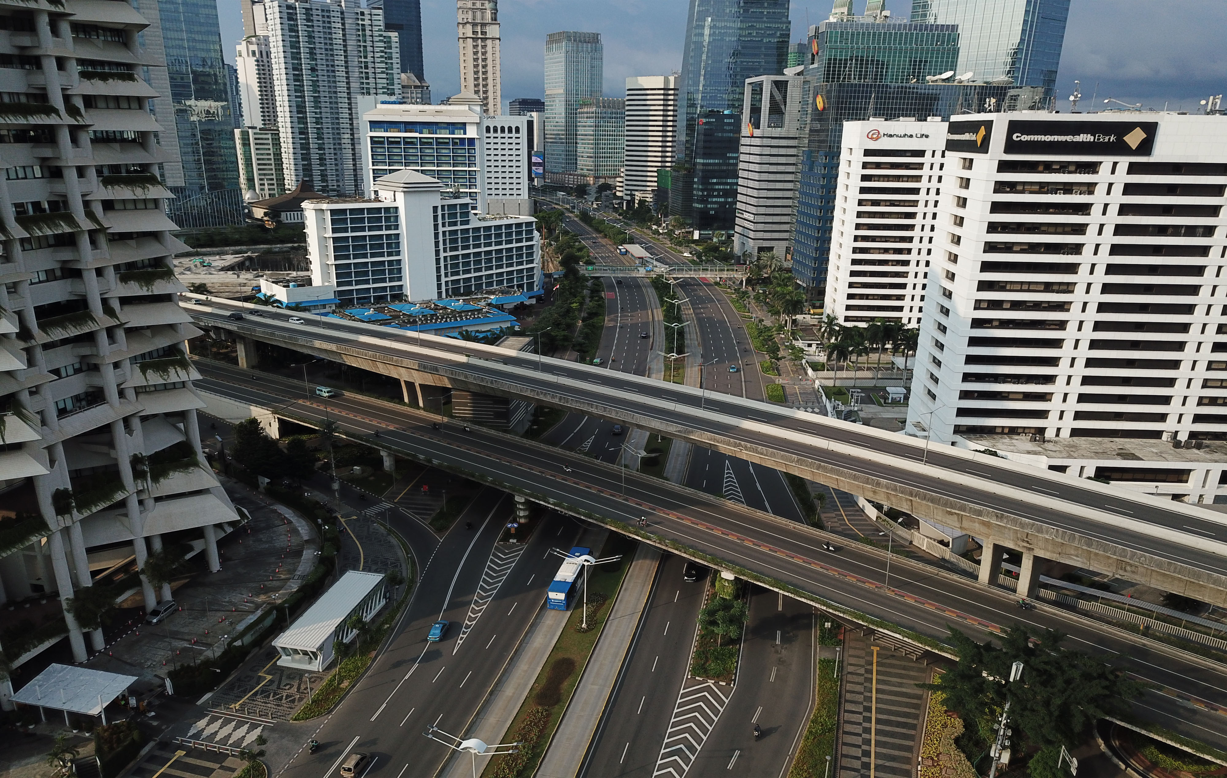 Jalan Protokol Jakarta Sepi