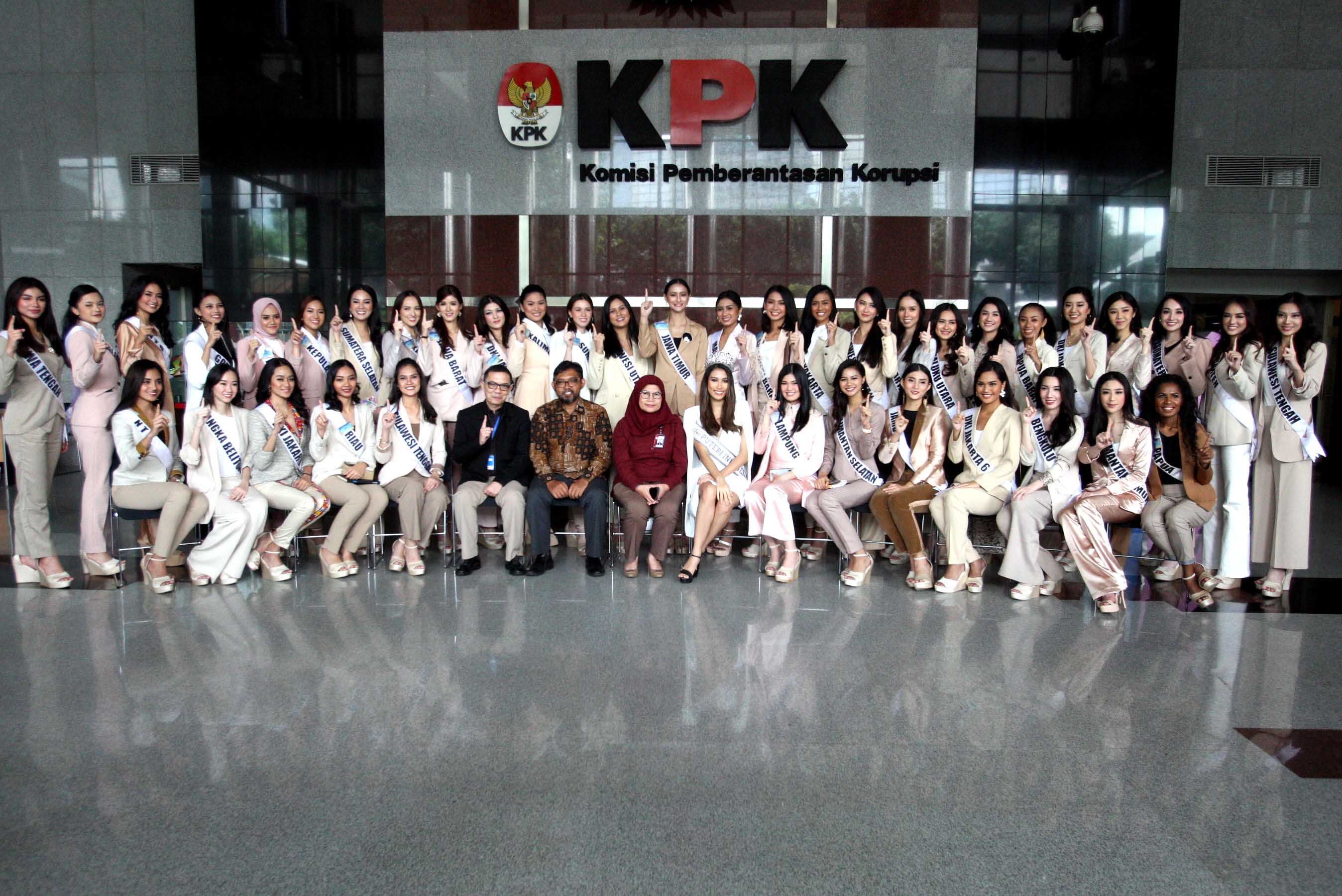 Pembekalan Anti Korupsi Untuk Puteri Indonesia