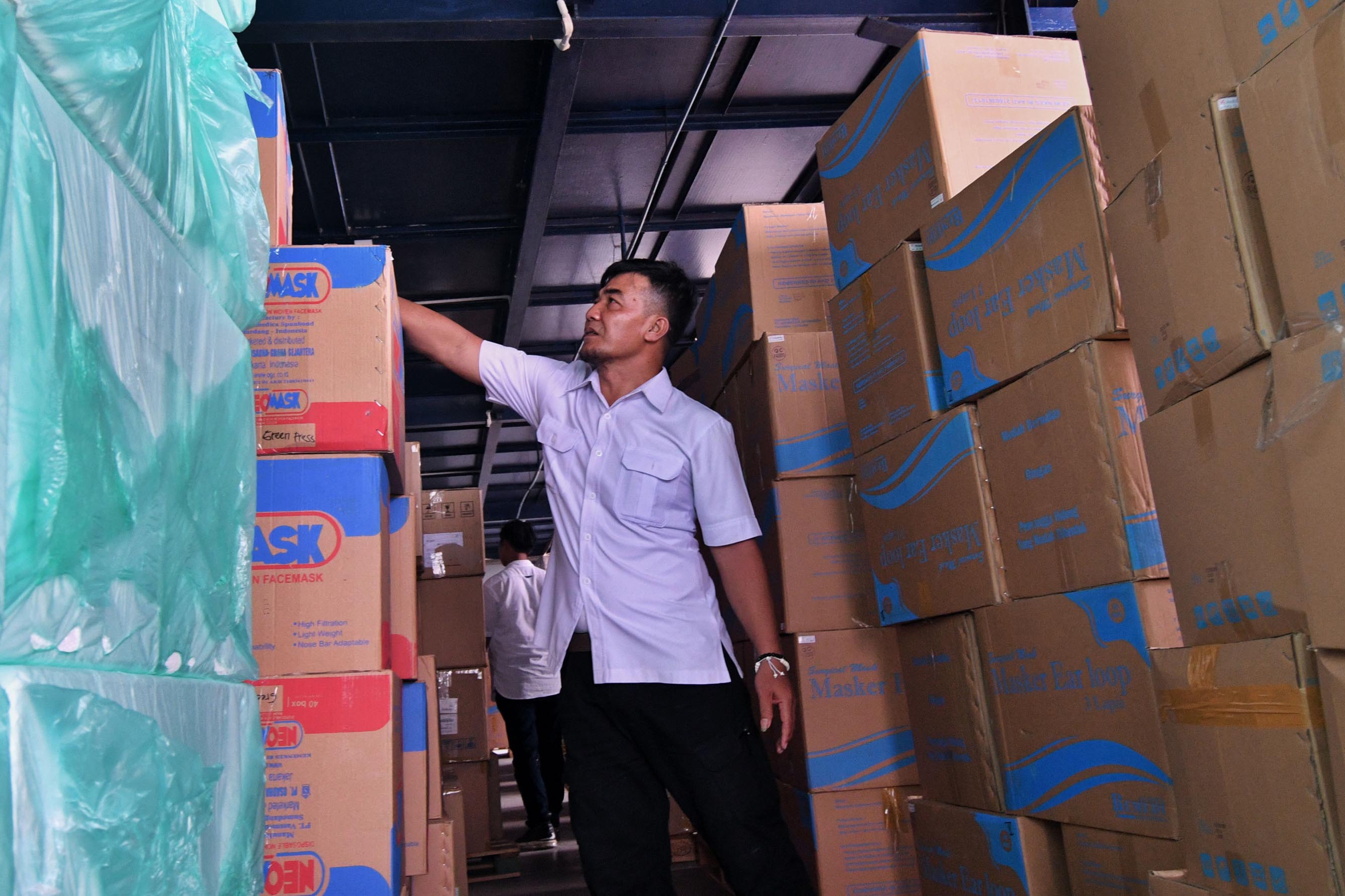 Ungkap Kasus Penimbun Masker di Tangerang