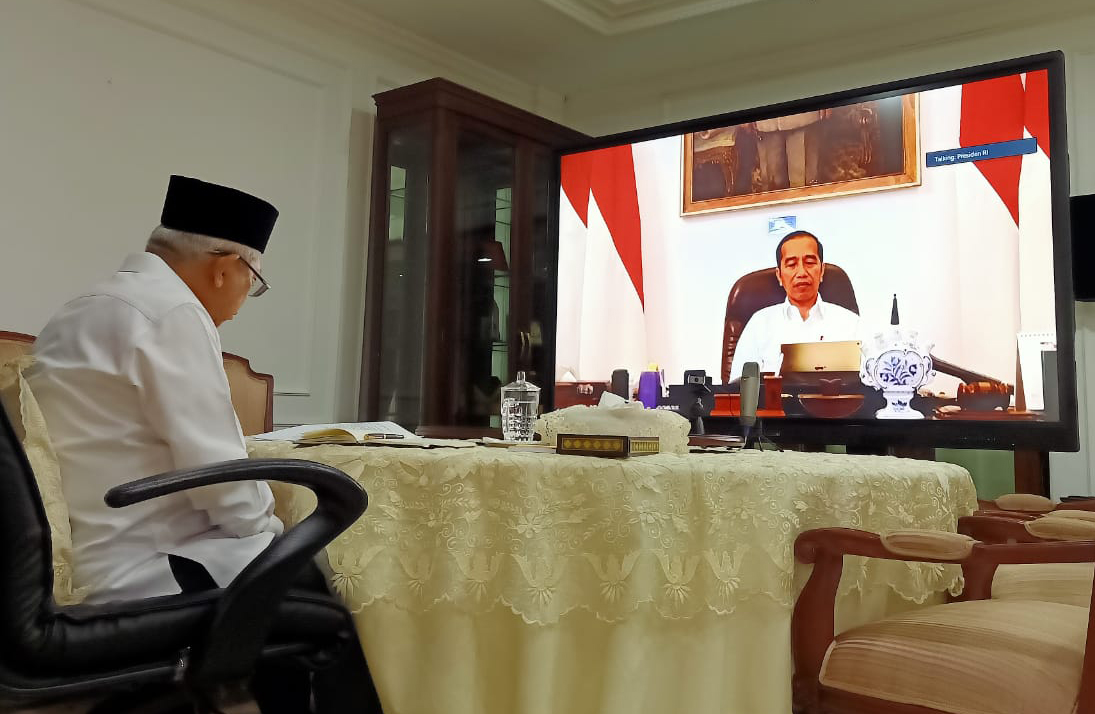 Wapres Ratas Lewat Teleconference