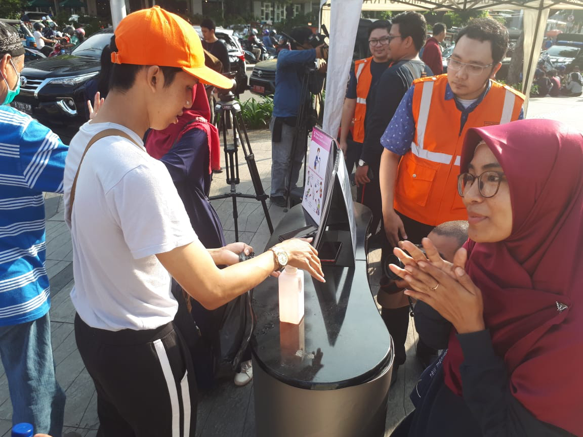 Sosialisasi Pencegahan Virus Korona di HBKB