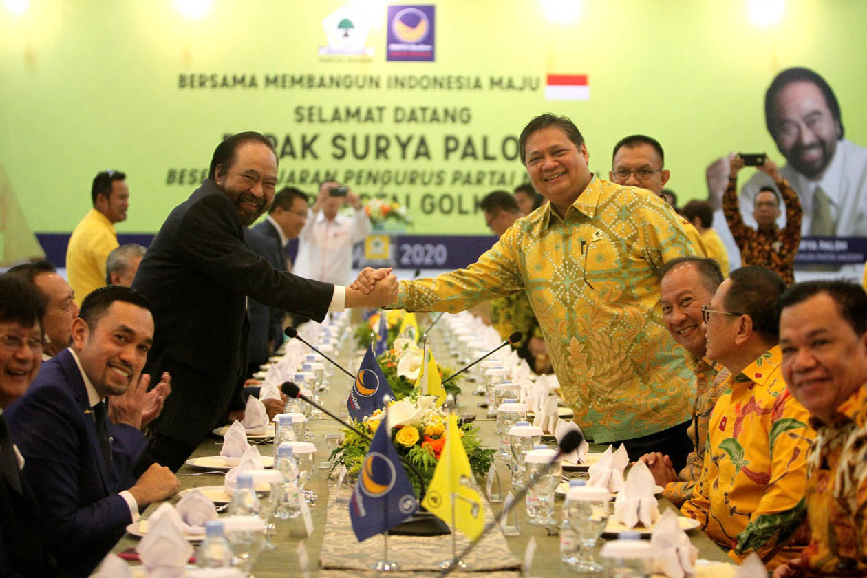 Silaturahim Politik NasDem dan Golkar