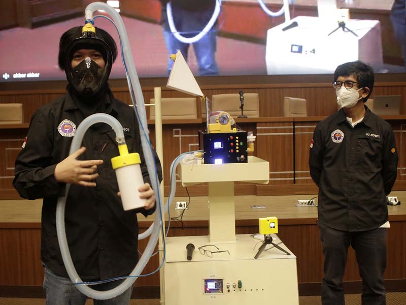 Uji Coba Prototipe Alat Ventilator Berbasis AI & IoT 