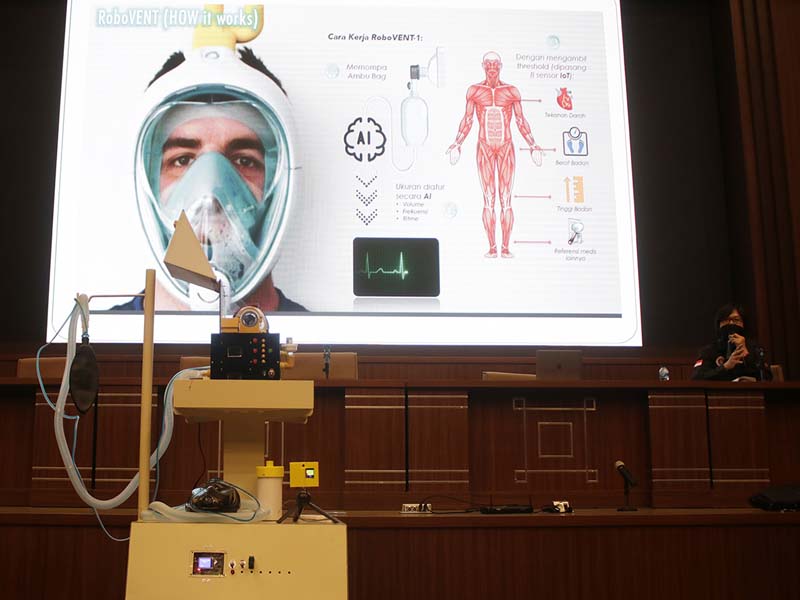Uji Coba Prototipe Alat Ventilator Berbasis AI & IoT 