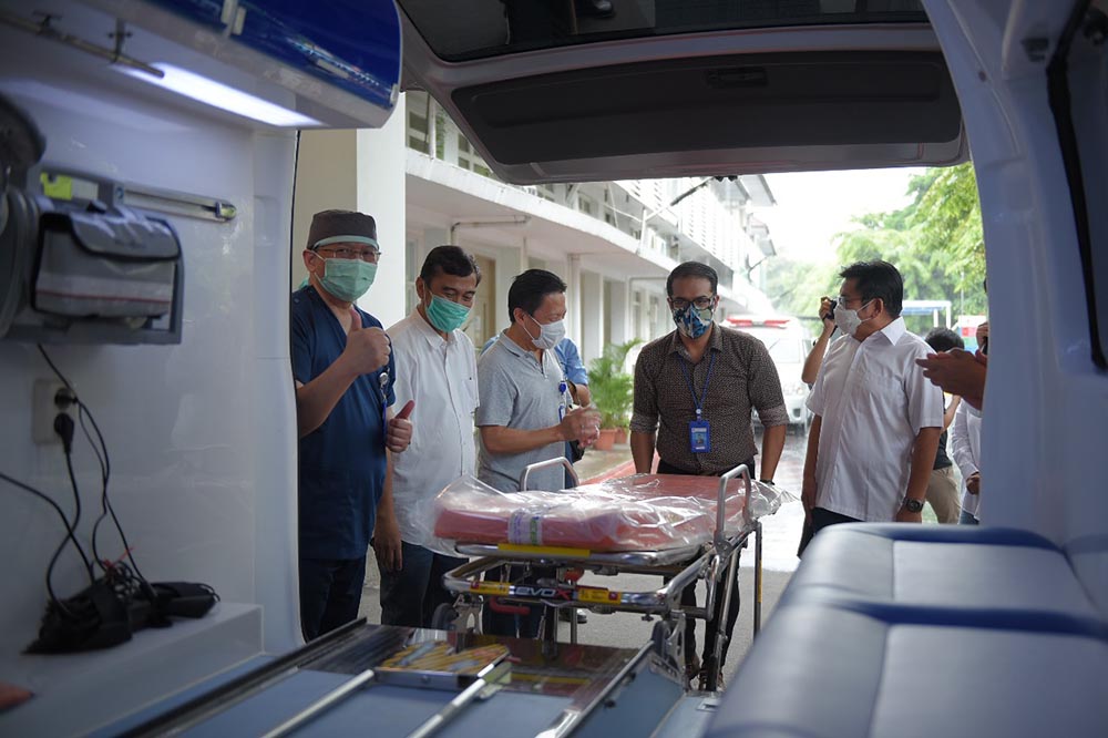 Bantuan Ambulance Untuk Penanganan Pasien Covid-19