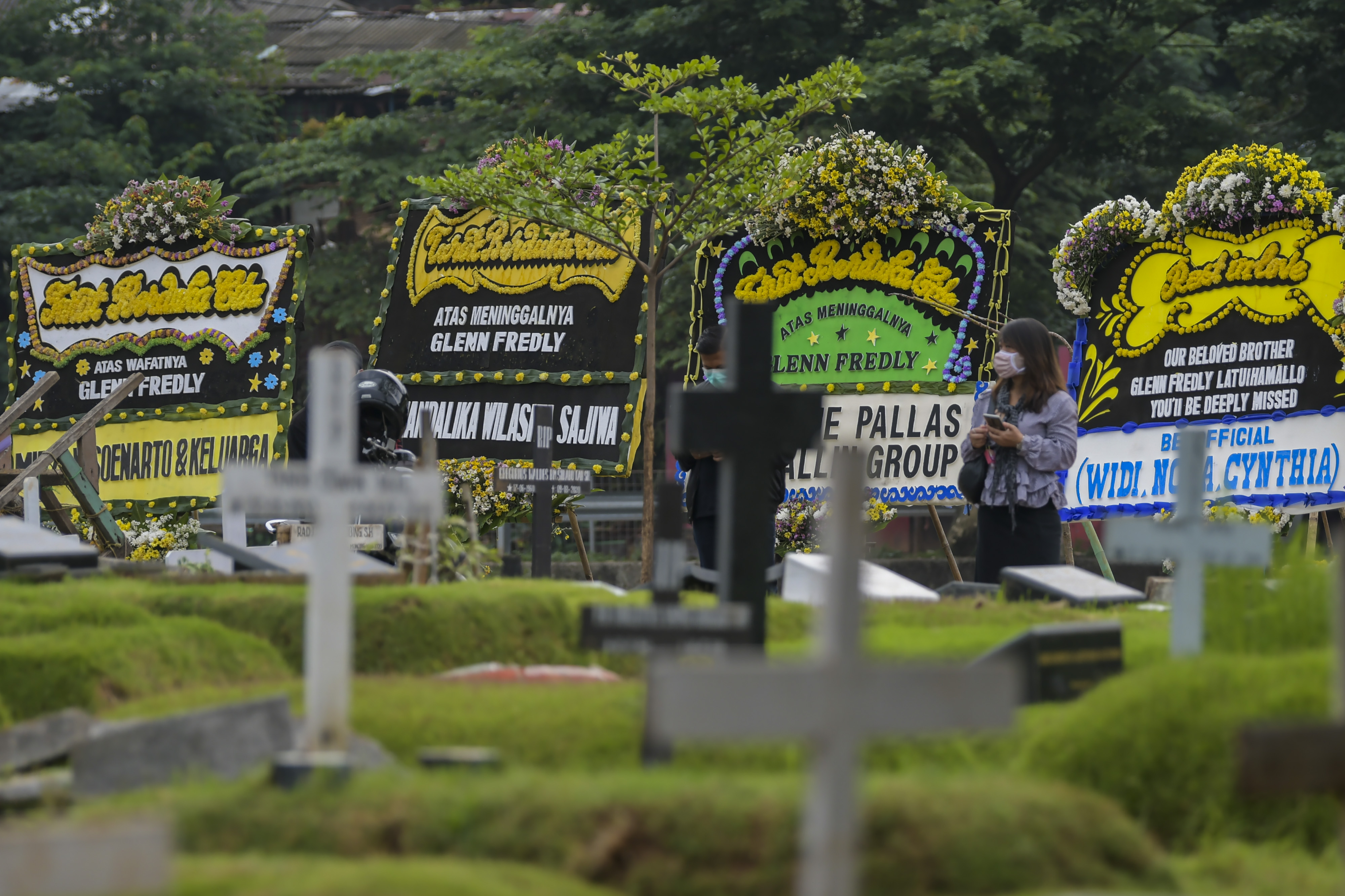 Pemakaman Penyanyai Glenn Fredly