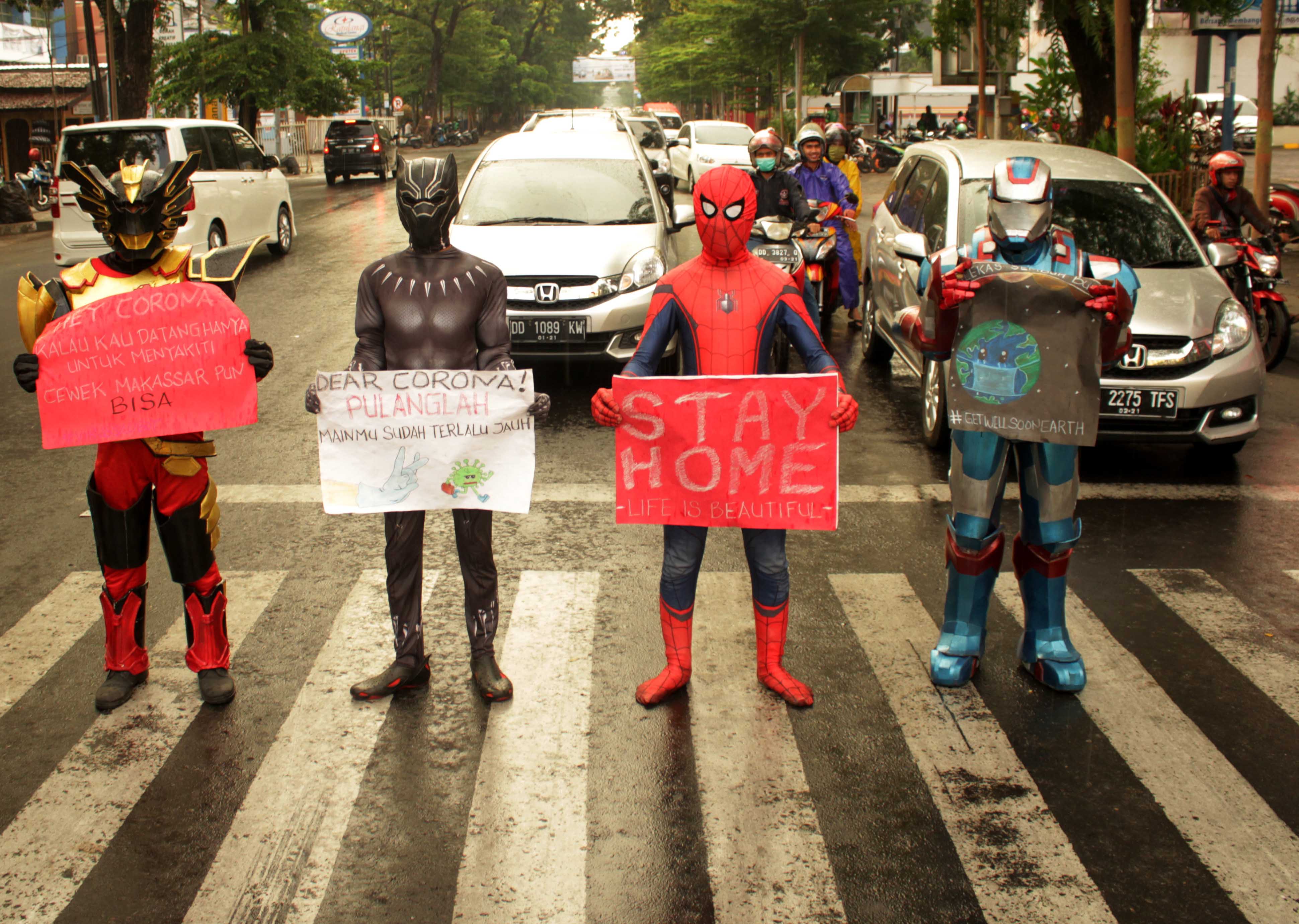 Super Hero Kampanye Cegah Covid-19