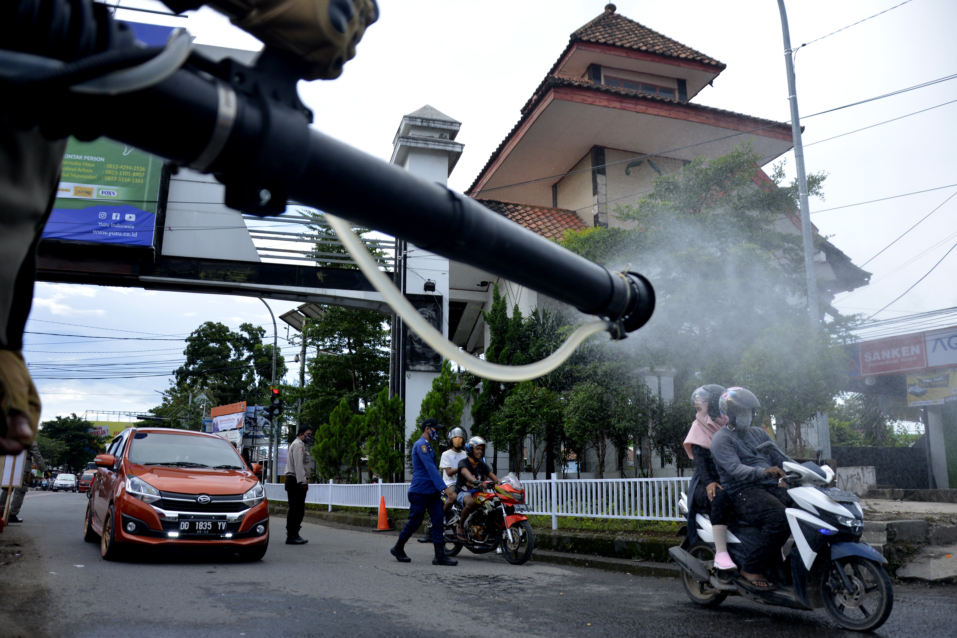 Uji Coba PSBB di Gowa