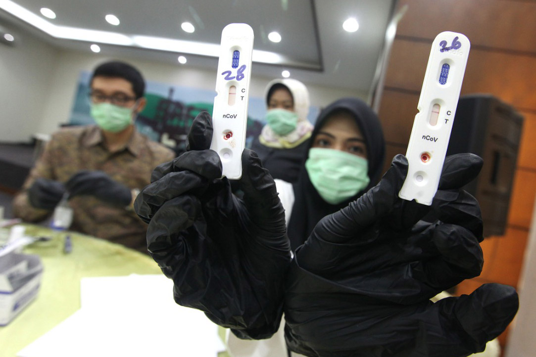 Rapid Test Covid-19 di Kompleks Parlemen Senayan