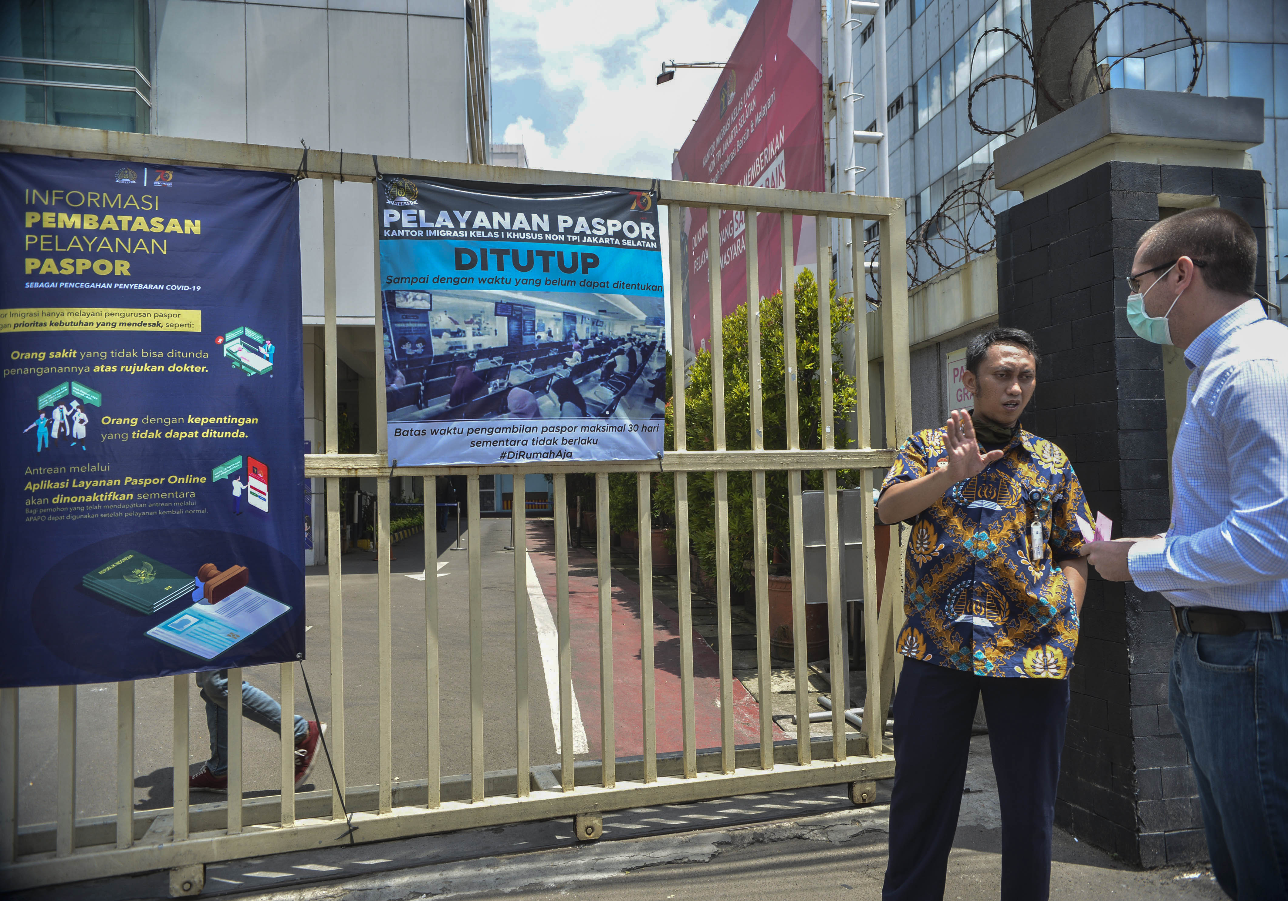 Imigrasi Tutup Layanan Pembuatan Papor