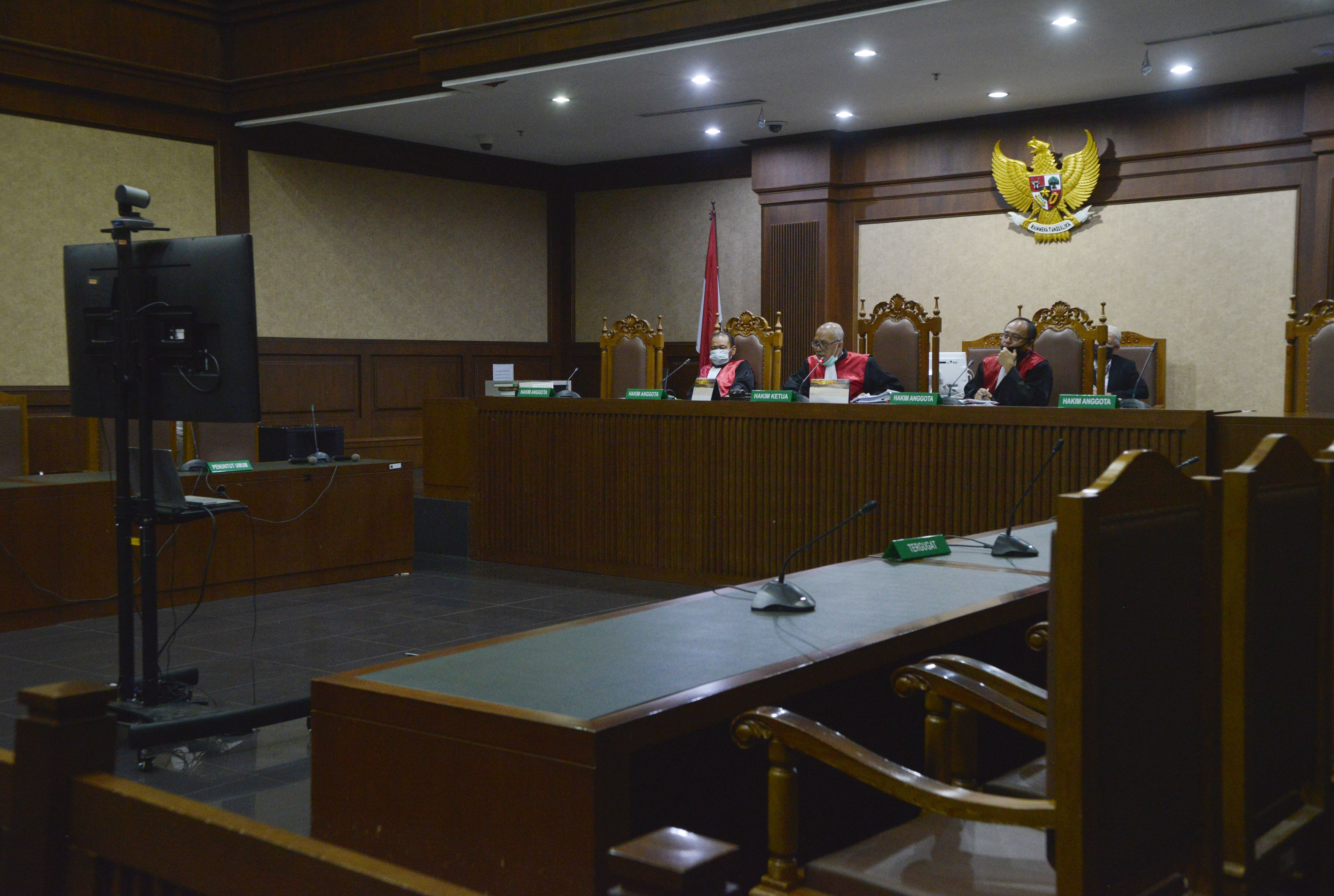 Sidang Telekonferensi di Tipikor