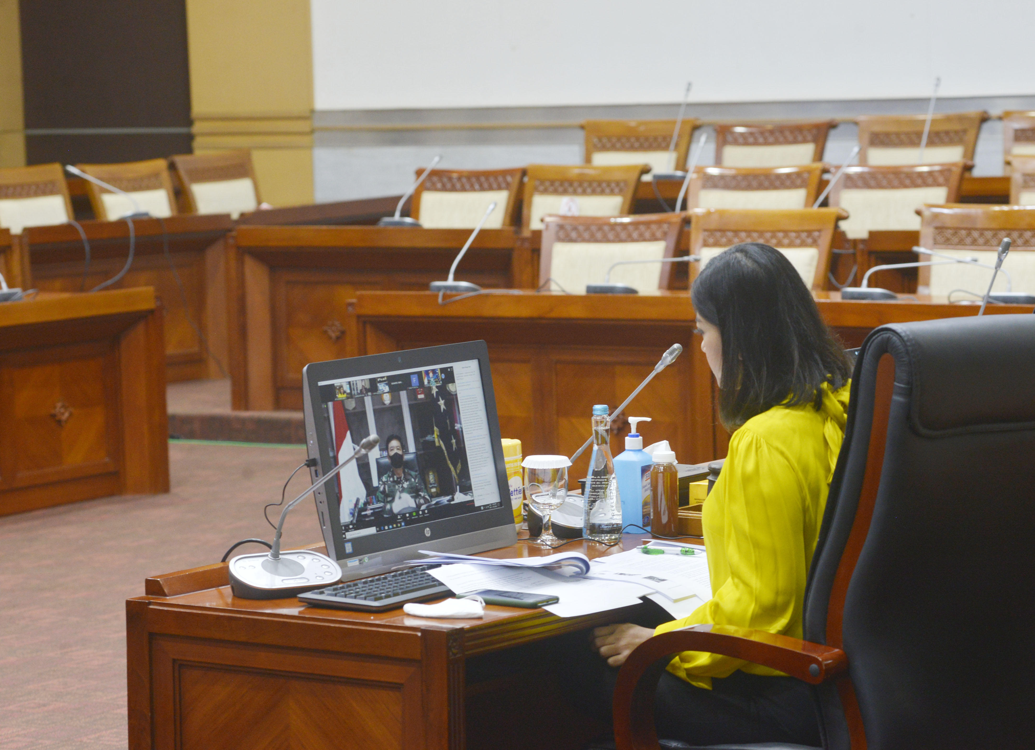 Raker Virtual Komisi I Panglima TNI