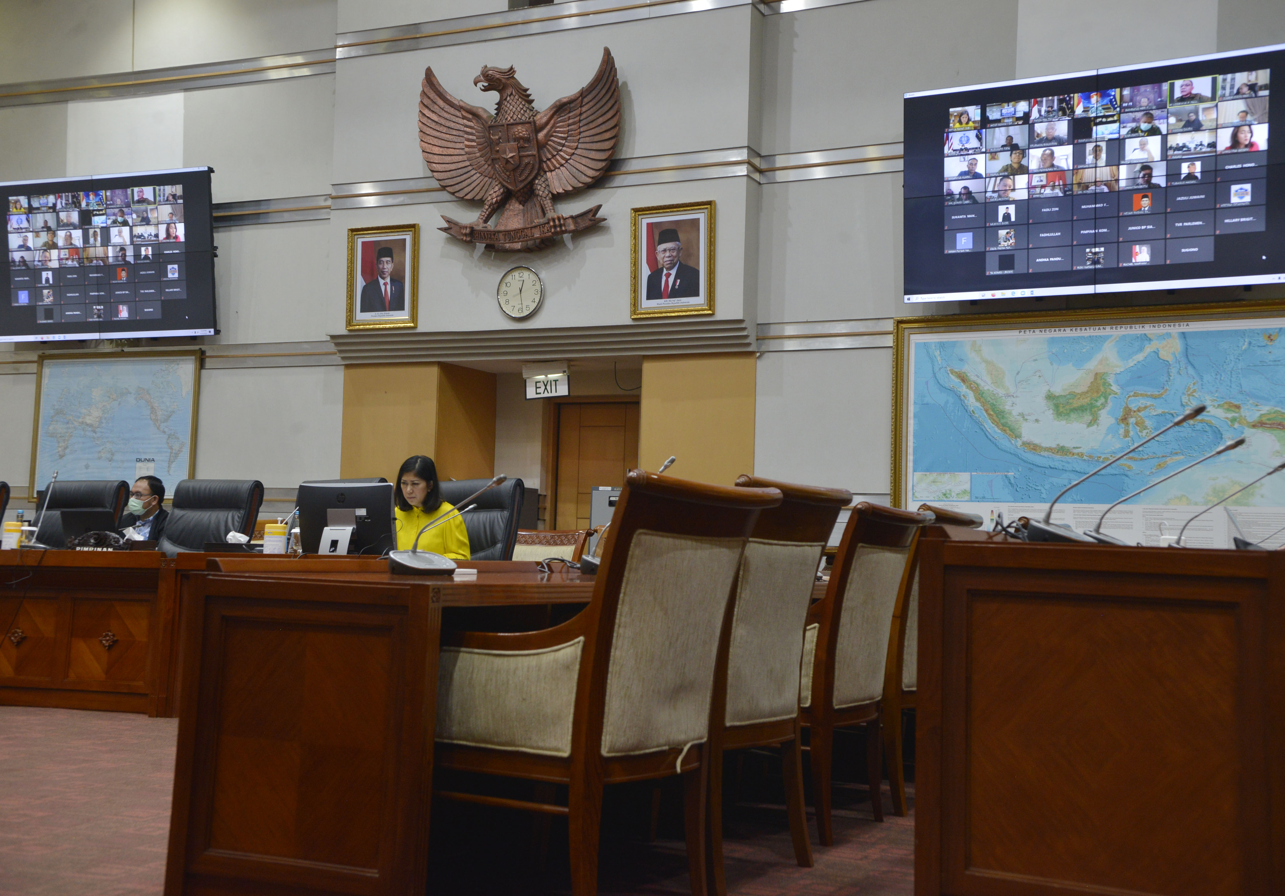 Raker Virtual Komisi I Panglima TNI