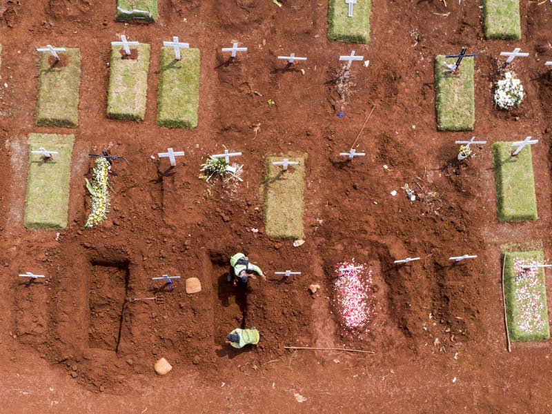 Jumlah Pemakaman Protap Covid-19 Menurun