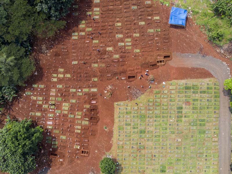 Jumlah Pemakaman Protap Covid-19 Menurun