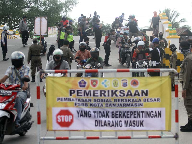 Penerapan PSBB Di Kota Banjarmasin