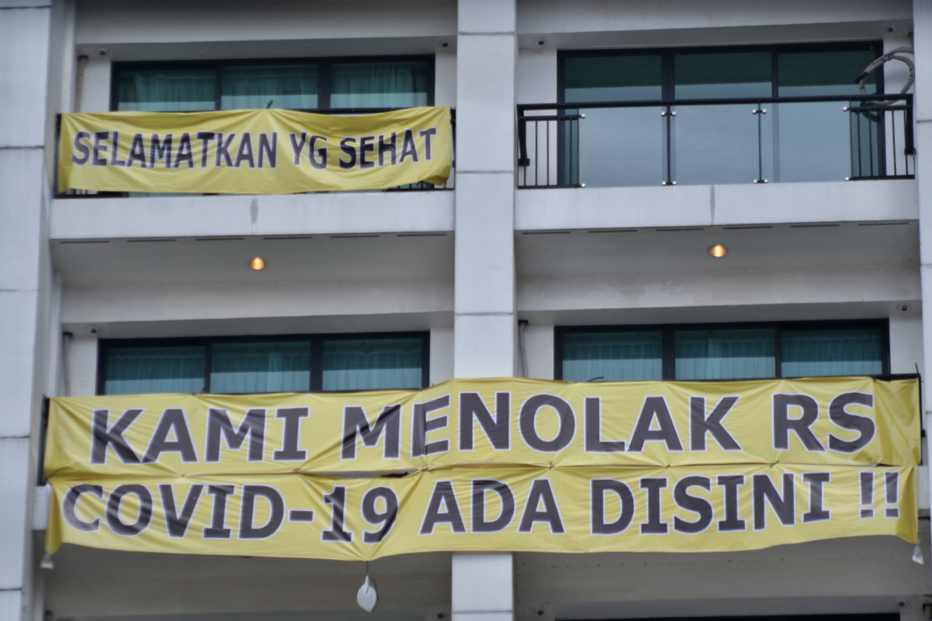 Penghuni Apartemen Tolak RS Darurat Covid-19 