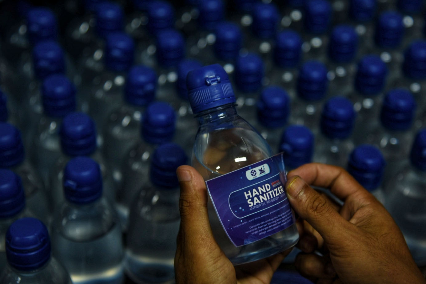LIPI Produksi Hand Sanitizer