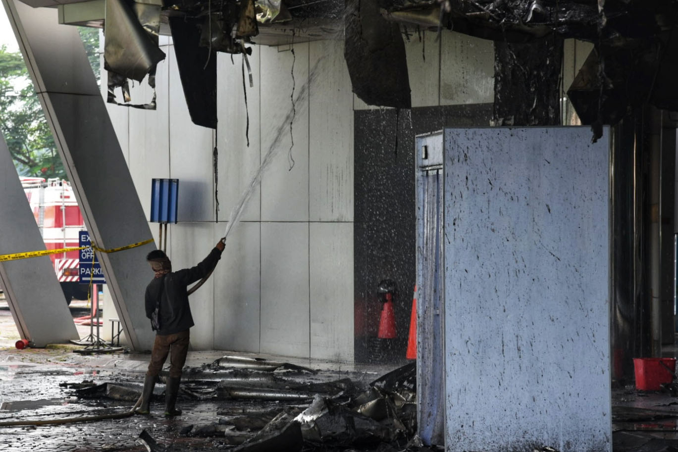 Gereja Terbakar di Tangerang