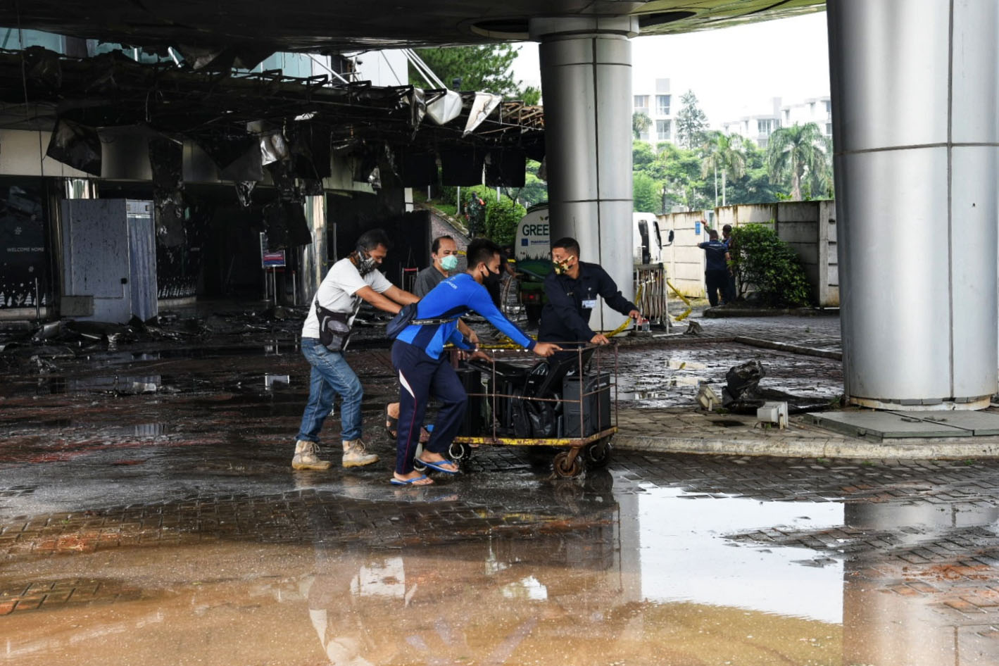 Gereja Terbakar di Tangerang