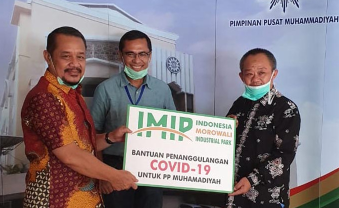 Bantuan IMIP Ke PP Muhammadiyah Untuk Cegah Covid-19