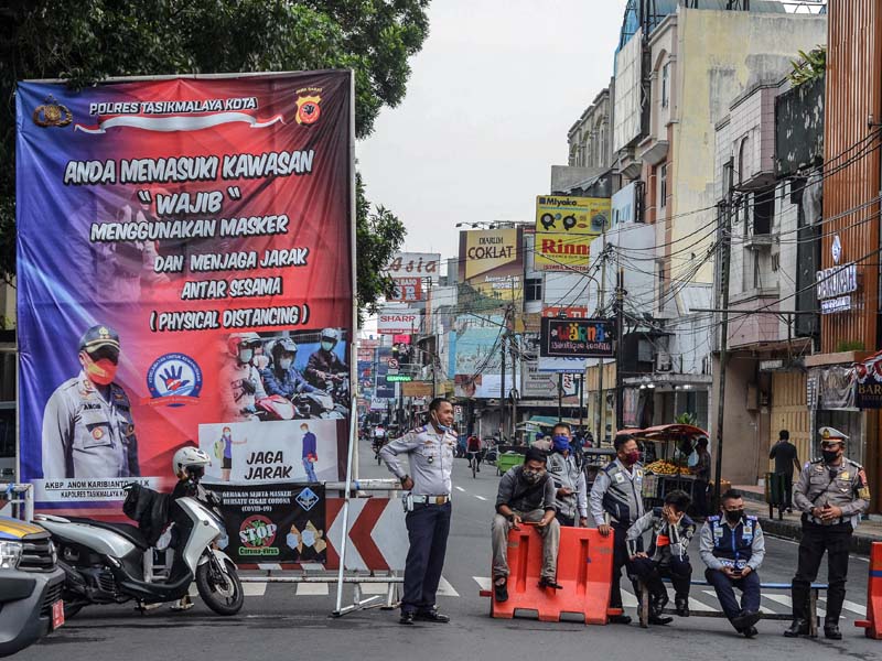 Penutupan Jalan Di Pusat Kota Tasikmalaya