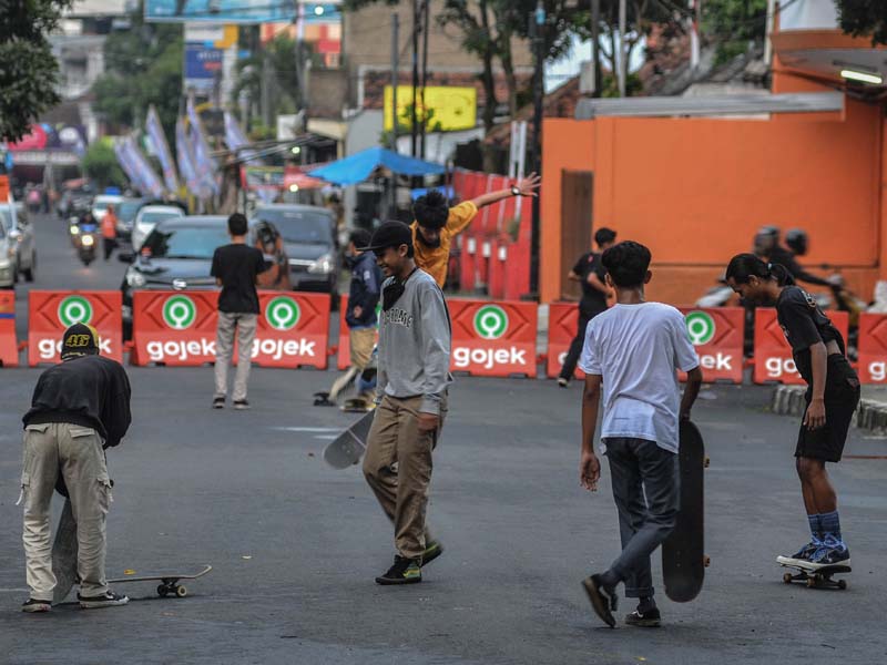 Penutupan Jalan Di Pusat Kota Tasikmalaya