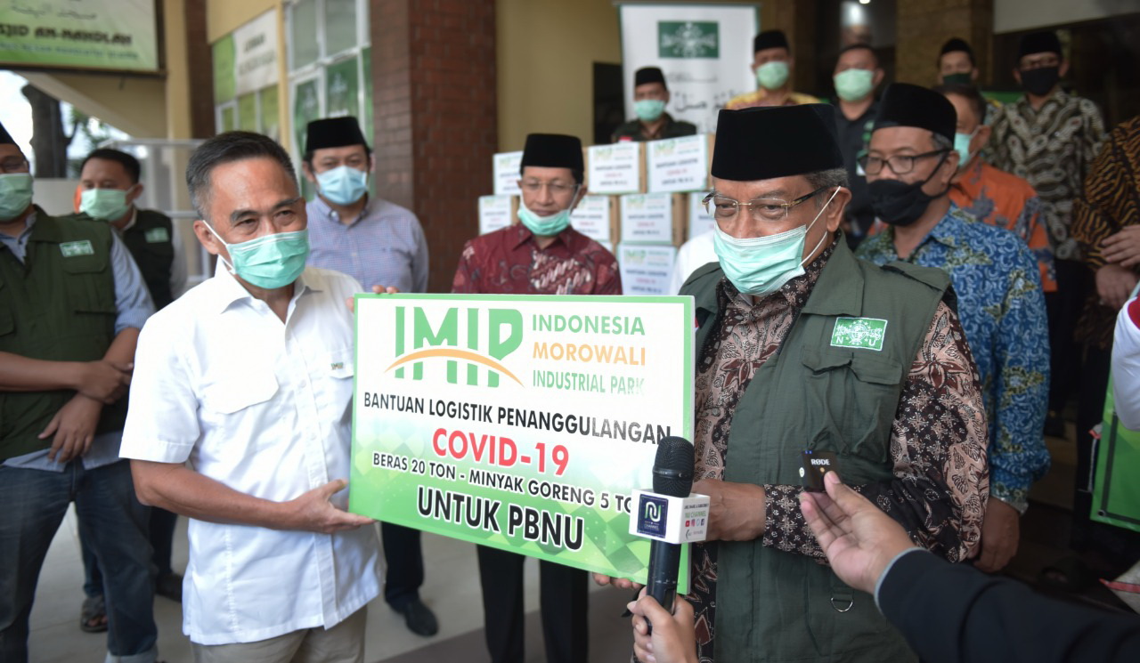 PT IMIP Morowali  Salurkan Bantuan Melalui PBNU