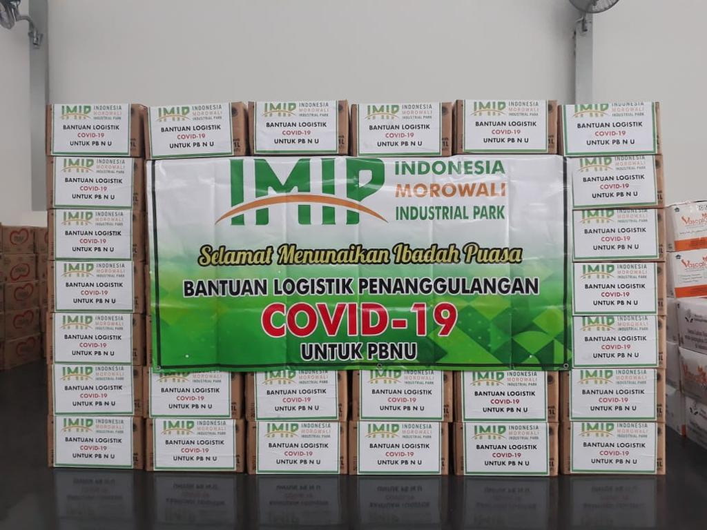 PT IMIP Morowali  Salurkan Bantuan Melalui PBNU