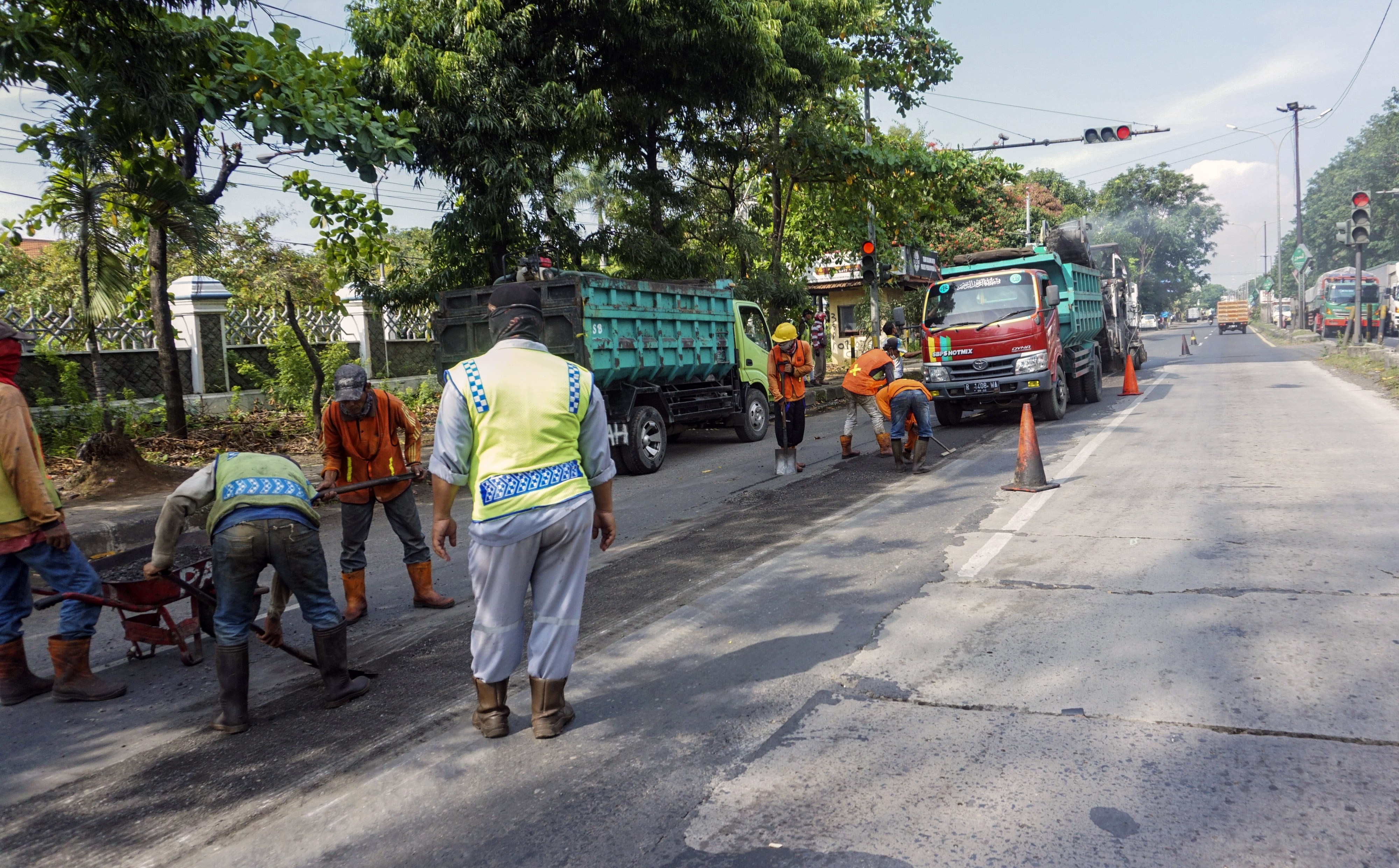 Perbaikan Jalan Nasional Pekalongan