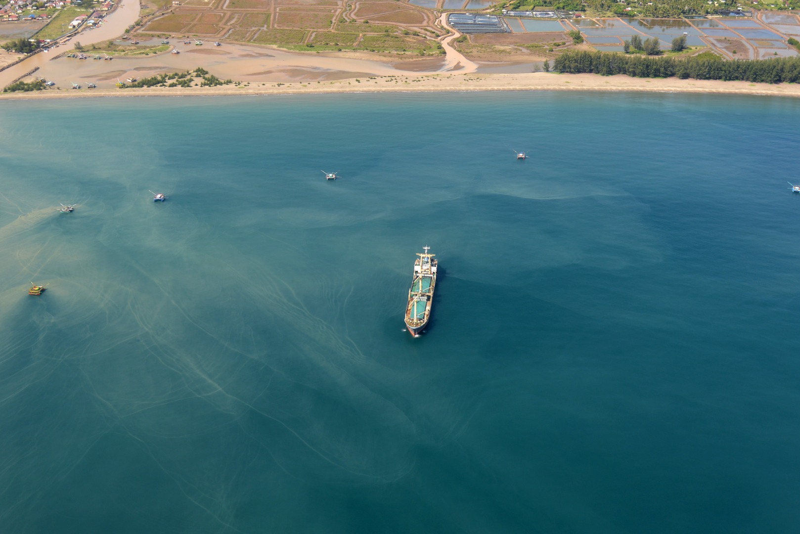 Patroli Udara Imagran di Perairan Aceh