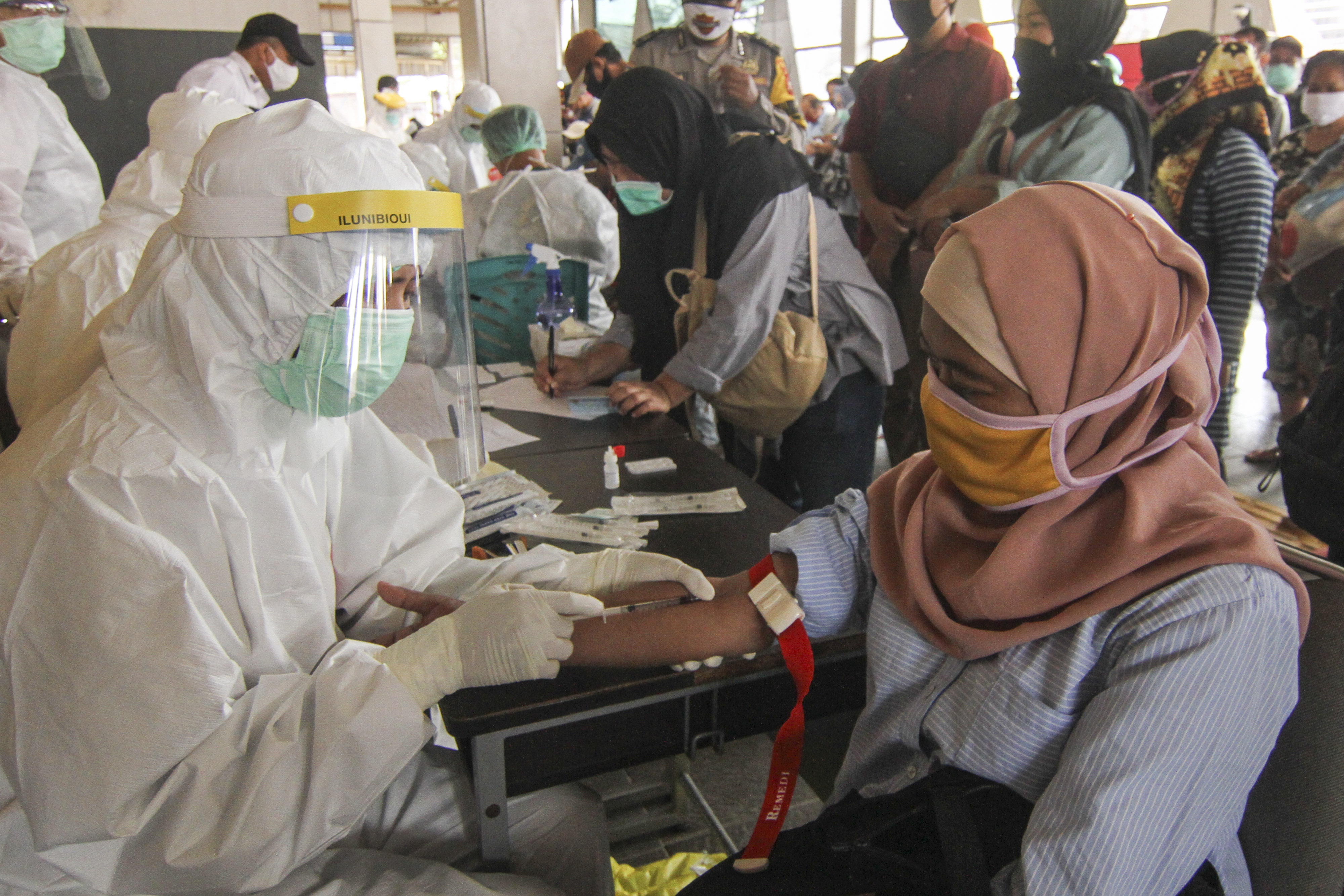 Tes Cepat Covid-19 di Citayam