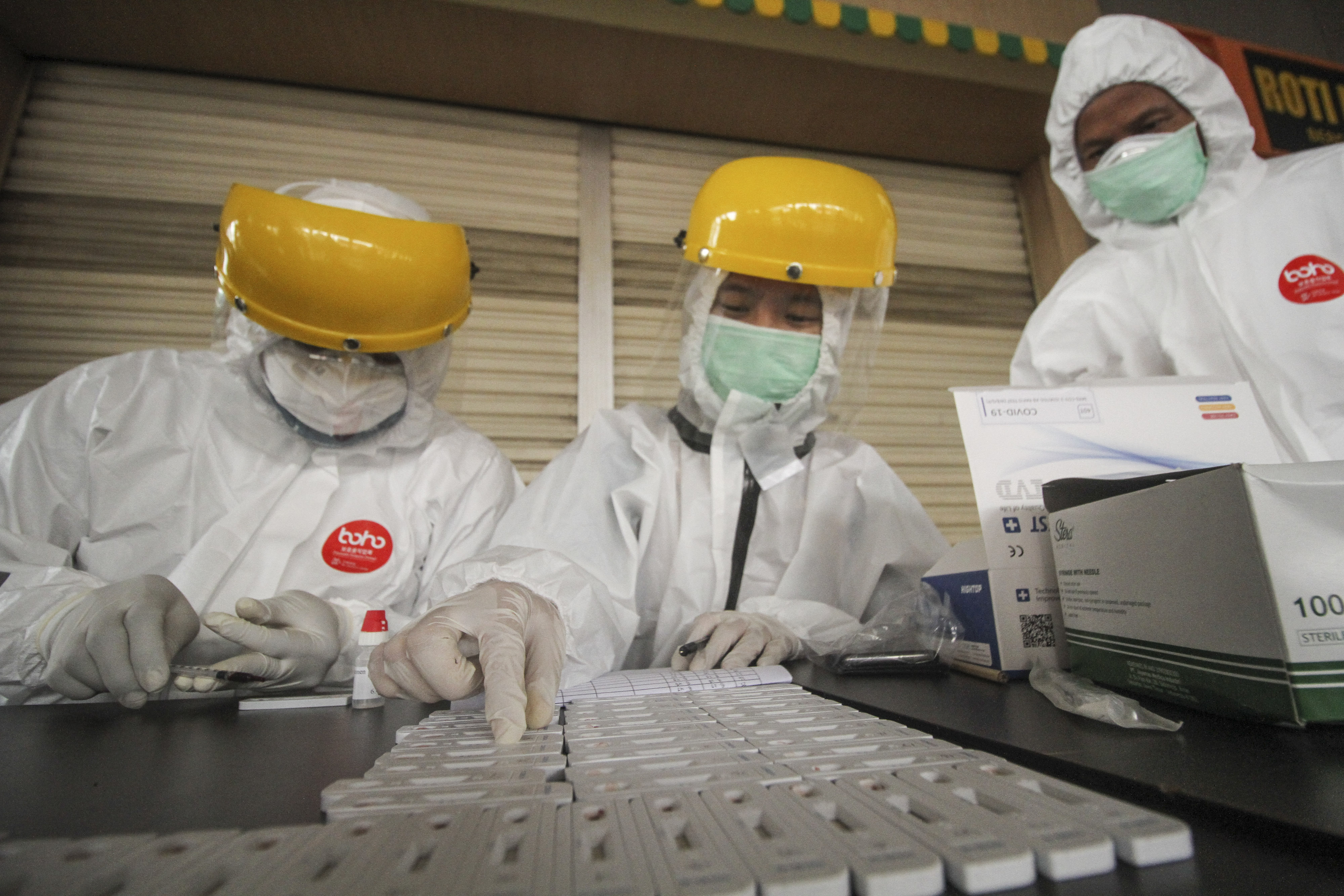 Tes Cepat Covid-19 di Citayam