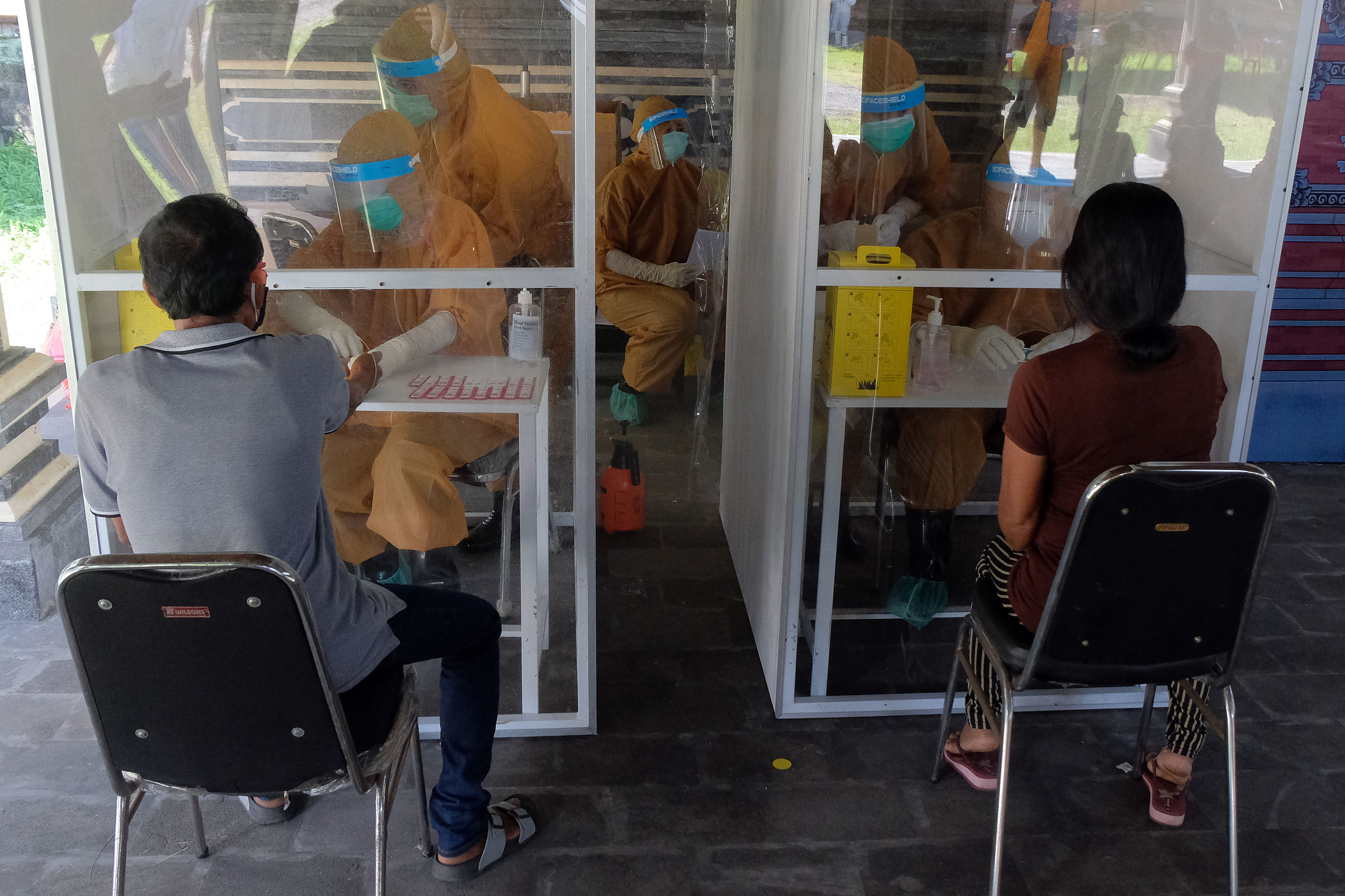 Rapid Test Tahap Kedua di Bali