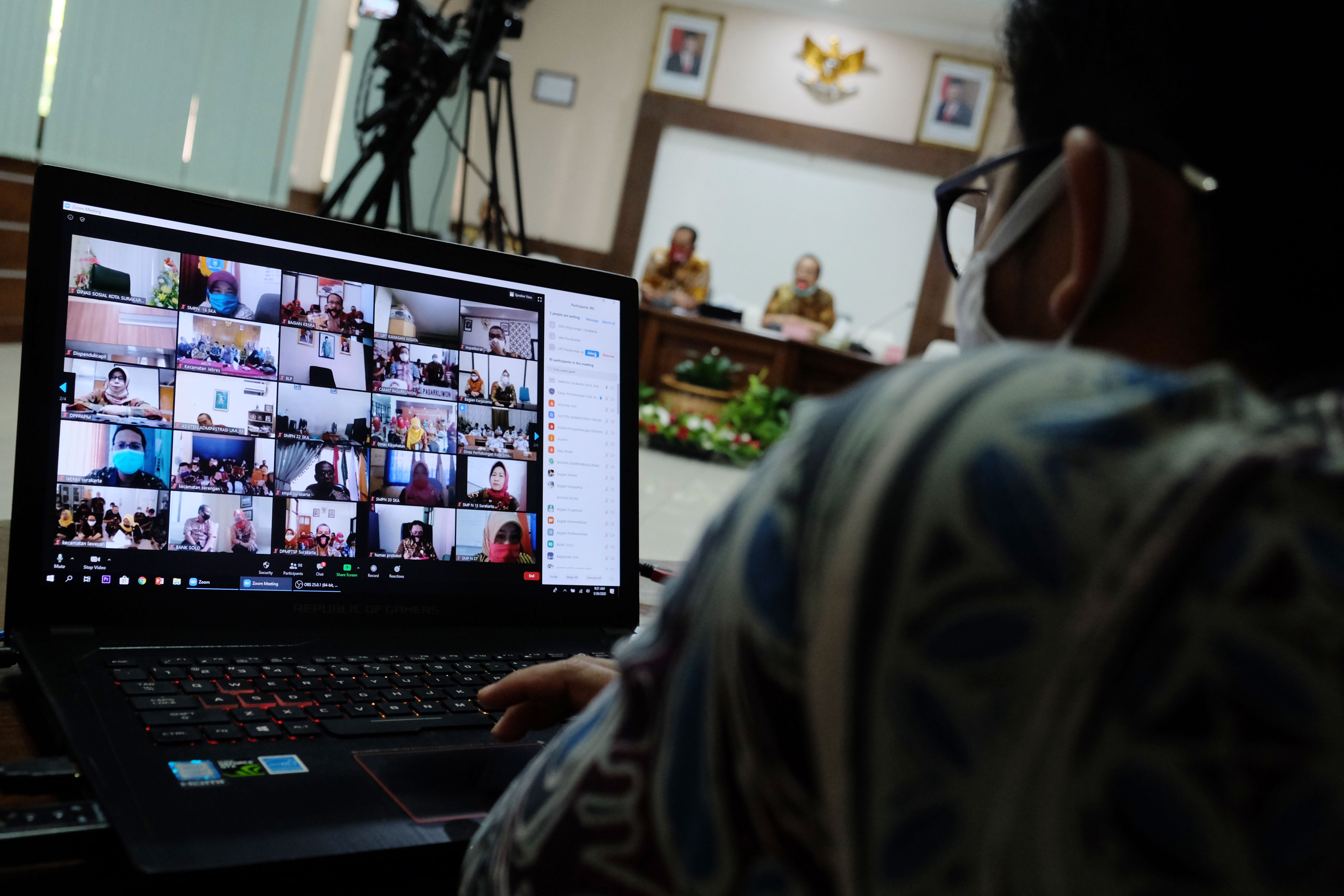 Halal Bihalal Daring di Lingkungan ASN