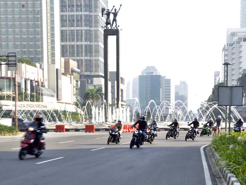 Jalan Protokol Masih Tetap Ramai