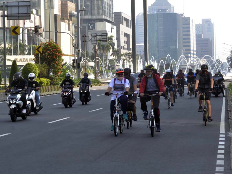 Jalan Protokol Masih Tetap Ramai