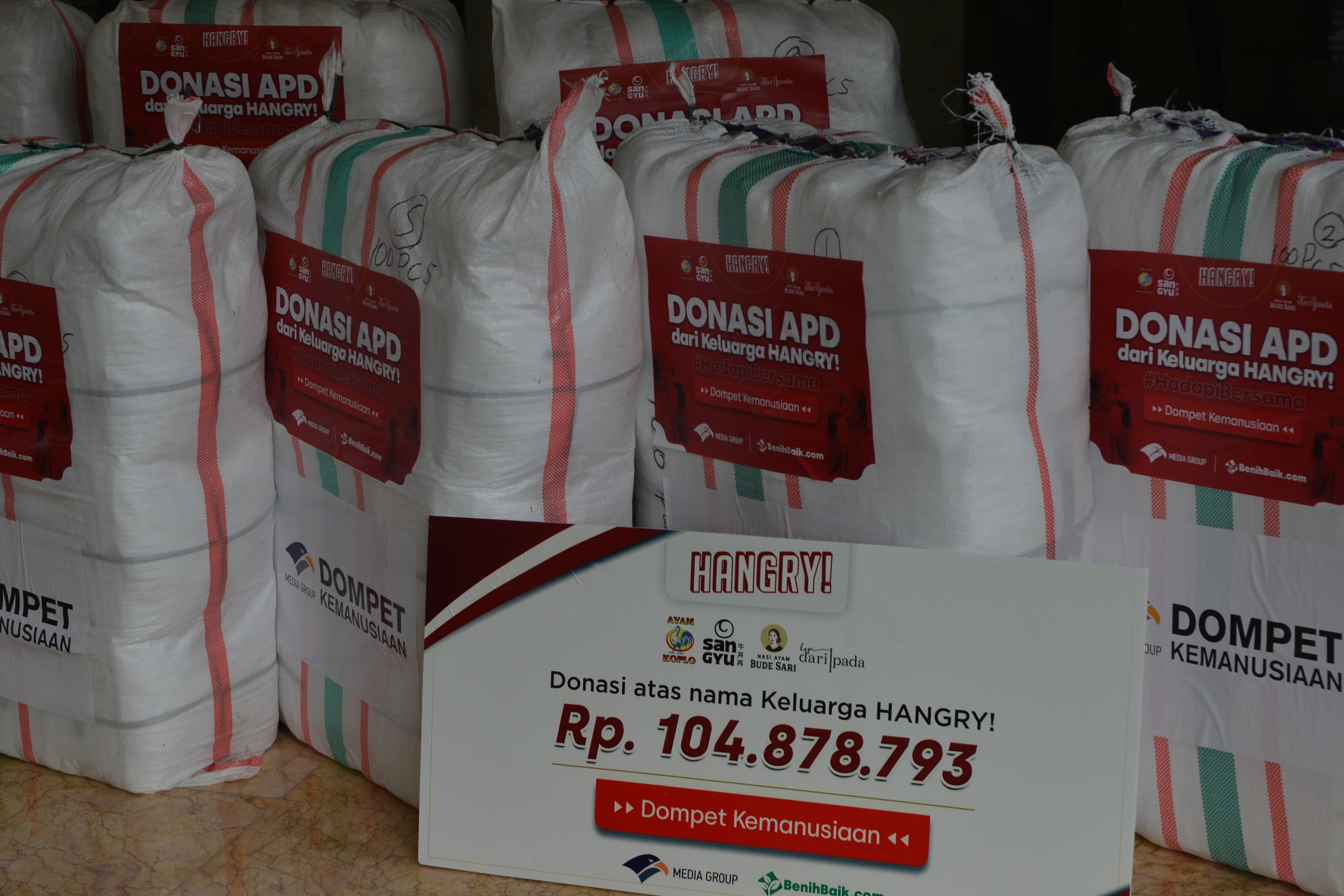 Hangry Salurkan Donasi Melalui Benih Baik