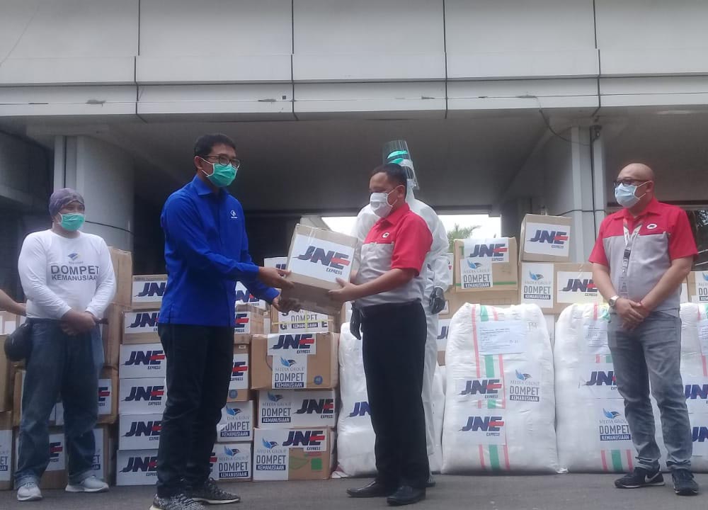 JNE Distribusikan Bantuan DKMG Secara Gratis 