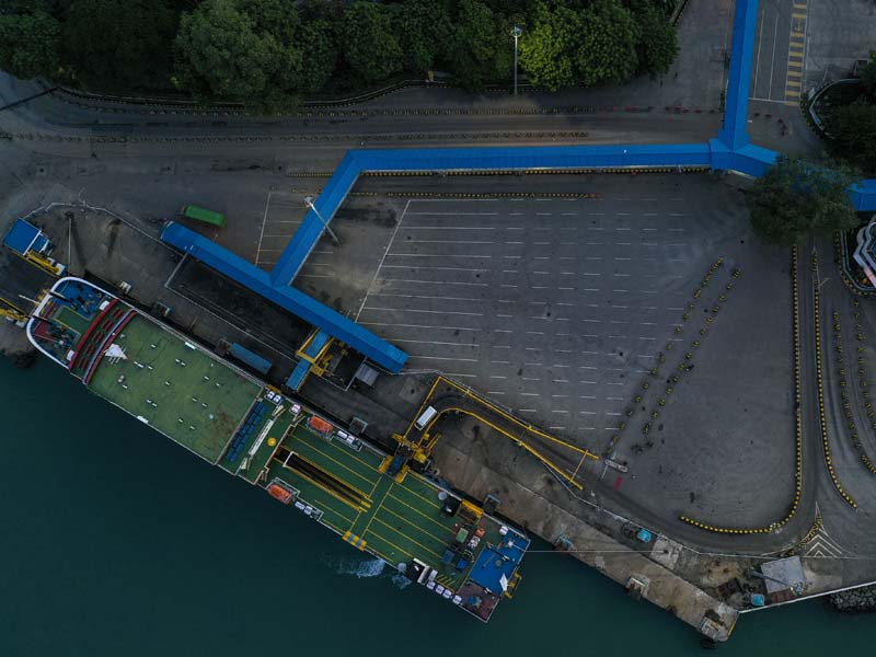 Pelabuhan Merak Sepi Jelang Hari Raya Idul Fitri