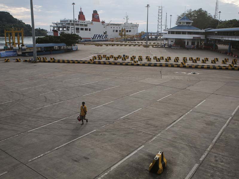 Pelabuhan Merak Sepi Jelang Hari Raya Idul Fitri