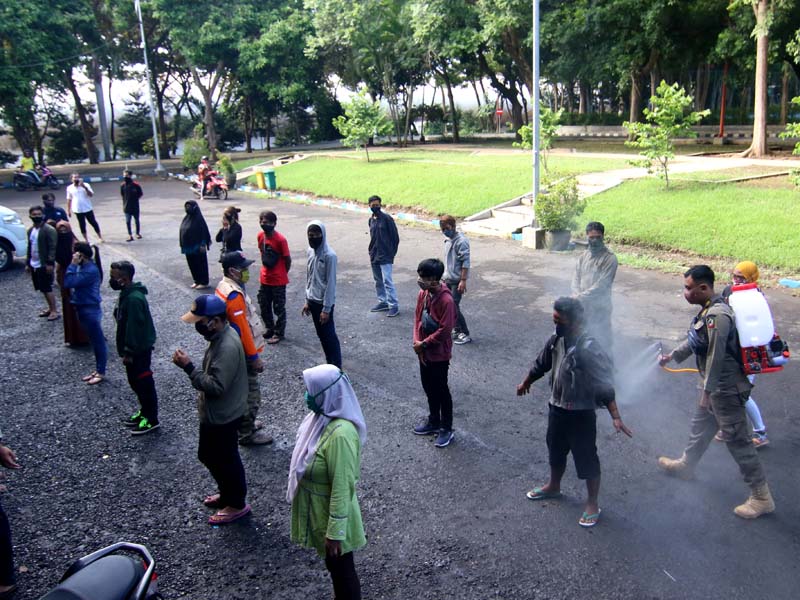 Pemeriksaan Pemudik Di Banyuwangi