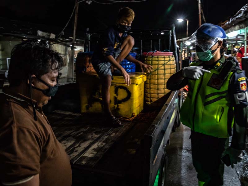 Penjagaan Jalur Mudik Bekasi-Karawang