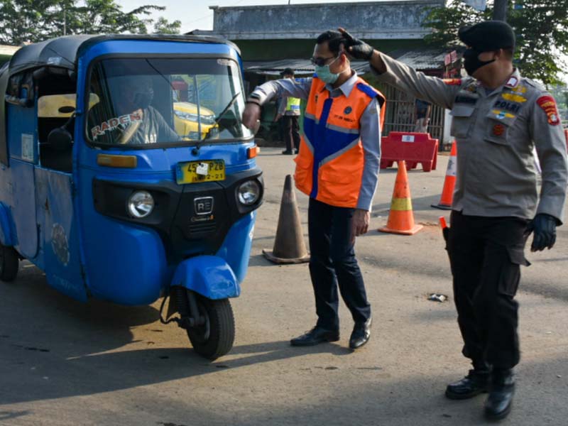 Penjagaan Jalur Mudik Bekasi-Karawang