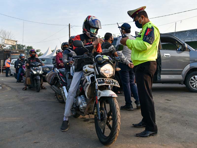 Penjagaan Jalur Mudik Bekasi-Karawang