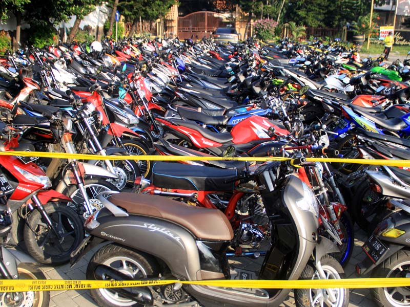 Hasil Razia Balap Liar