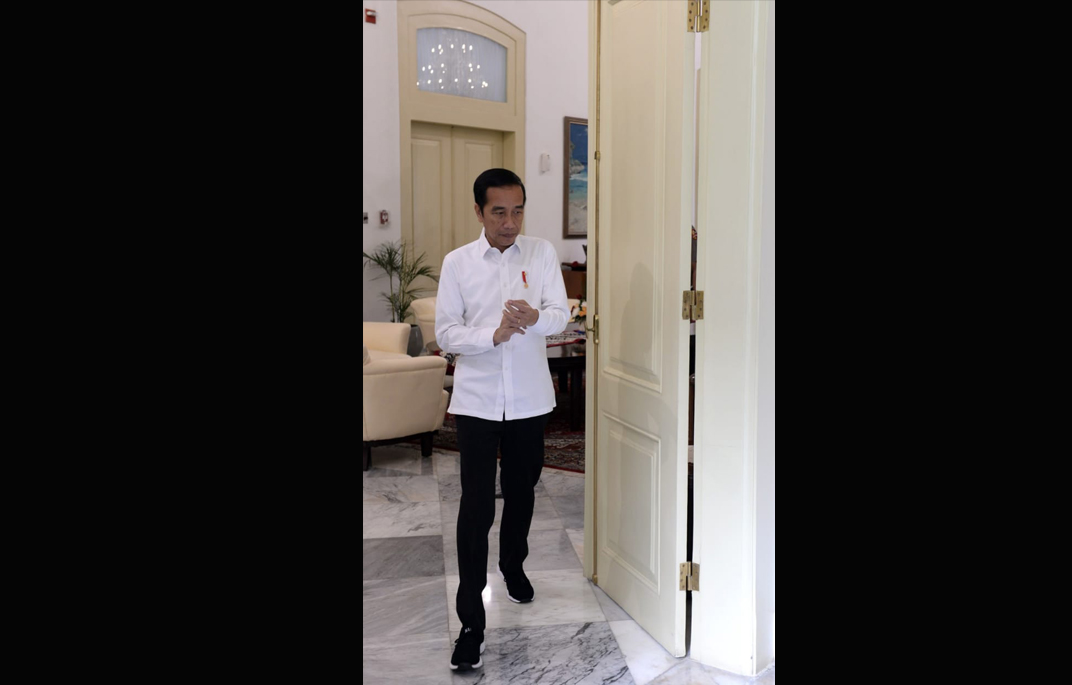 Presiden Pimpin Rapat Virtual Percepatan Penanganan Covid-19