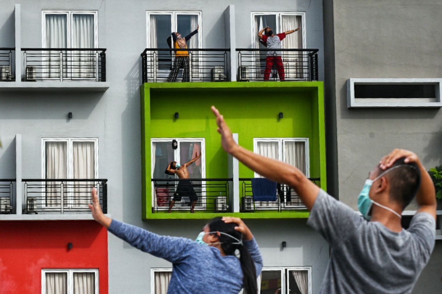 Senam Pagi  Pasien OTG  dan PDP Covid-19