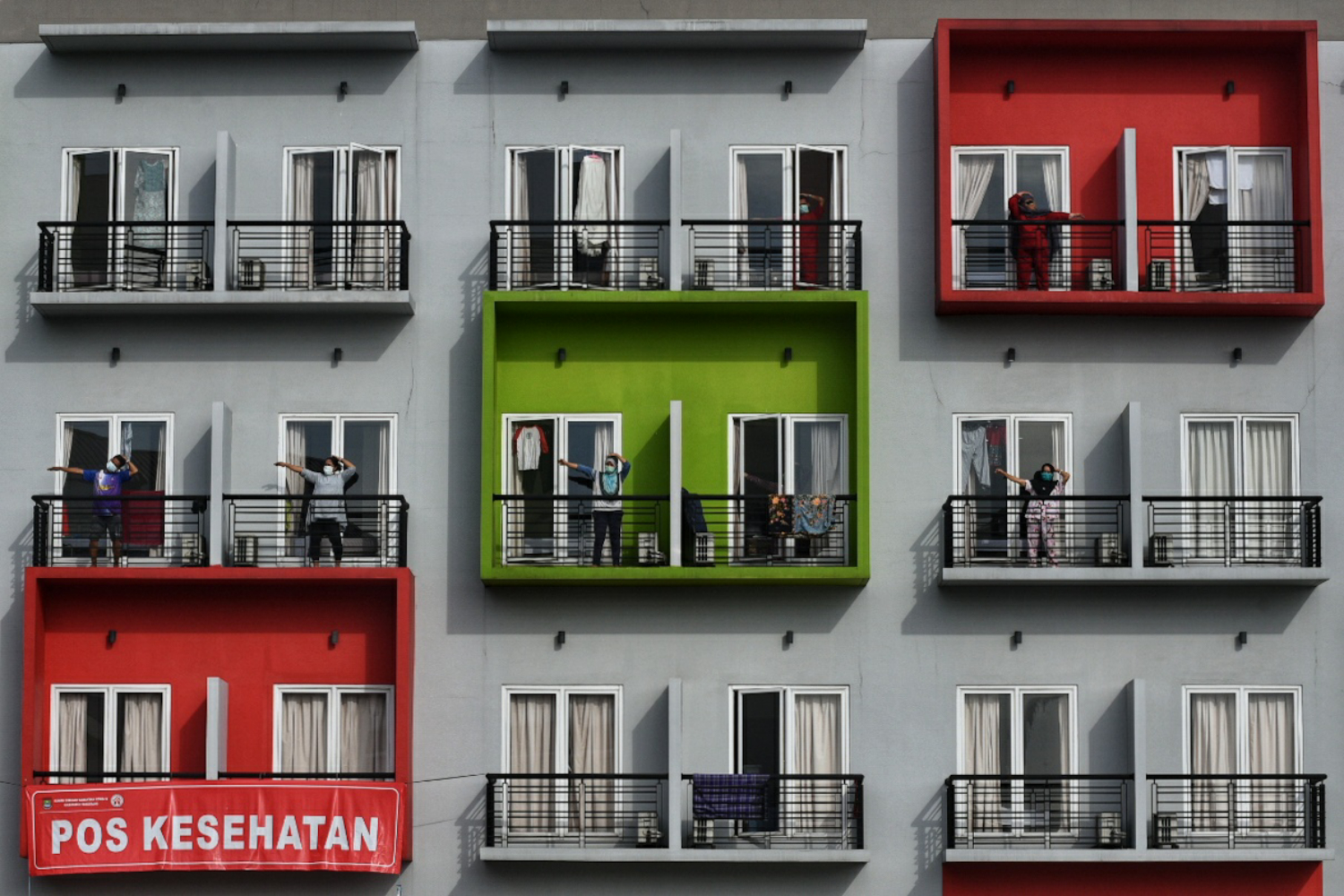 Senam Pagi  Pasien OTG  dan PDP Covid-19